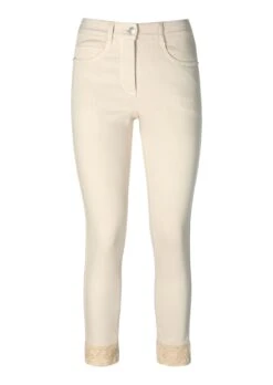 Jeans Mit Häkelspitze Kiesel -Madeleine Mode 01db846b6379a6274cb4209b116fe4da