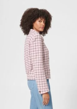 Tweedjacke Mit Hemdkragen Eisrose / Multicolor -Madeleine Mode 044afead957e62394e0e2b863492322e