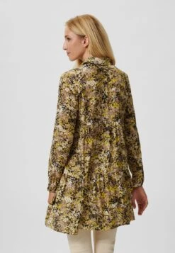 IN A-FORM - Hemdbluse - Zitrone Weiß -Madeleine Mode 07fef5415d1d47fe872b50d75fcb73d4