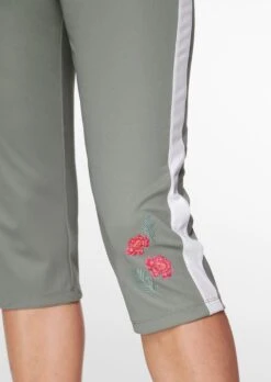 Caprihose Salbei / Creme -Madeleine Mode 08486157e7fbc8b9a4907d2efc9c4160