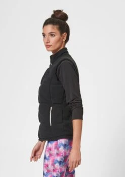 Wärmend Wattierte Fleeceweste Schwarz -Madeleine Mode 09125283fefbba43ceaeef6744eb36cc