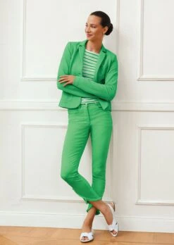 Schlanke Jeans Mit Fransensaum Leuchtgrün -Madeleine Mode 0abe3ef3d26518d0c5dfafa1dc34ddfb