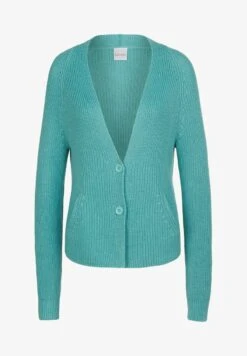 MIT KNÖPFEN - Strickjacke - Helltürkis -Madeleine Mode 0ad816b4d5104dfd94db141ad5c8d879