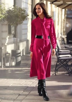 Satin-Rock In Edler Glanz-Qualität Leuchtpink -Madeleine Mode 0f939ae9e584fec09e0381049ecd3909