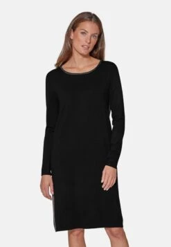 Strickkleid - Schwarz