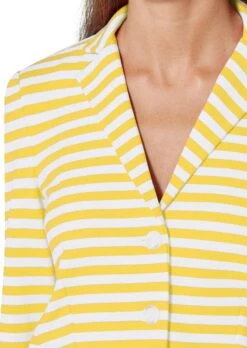 Ringelblazer Gelb / Wollweiß -Madeleine Mode 101f08838fdaf9d40b2553d479339bba