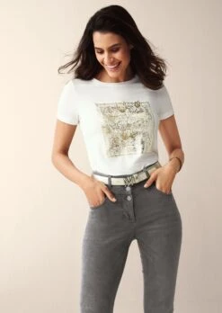 Logo-Gürtel Aus Leder Goldfarben -Madeleine Mode 1335562bbd2d98247e2409f826055ab9