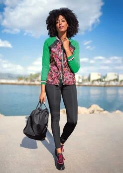 Sportjacke Mit Paisleymuster Hellsmaragd / Multicolor -Madeleine Mode 14b0d08a6d918a28d175c073ee217965