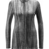 Blusenshirt Schwarz / Silberfarben 2 Blusenshirt Schwarz / Silberfarben -Madeleine Mode 172ea267b2cd3c699d7beeb236aecd08