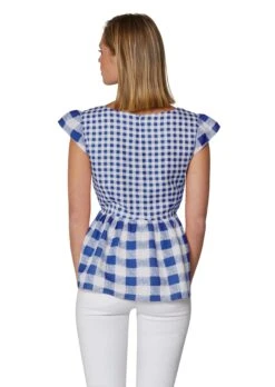 Bluse Weiß / Indigoblau 11 Bluse Weiß / Indigoblau -Madeleine Mode 1a6a8de031c3f7c1e641c9d0bac17953