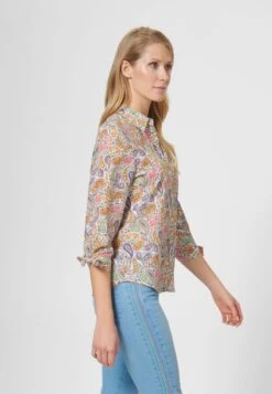 DRUCK MIT UNIKAT-MUSTER - Hemdbluse - Wollweiß Multicolor -Madeleine Mode 1ae11c16cc034aa188ca788403f8a9f4