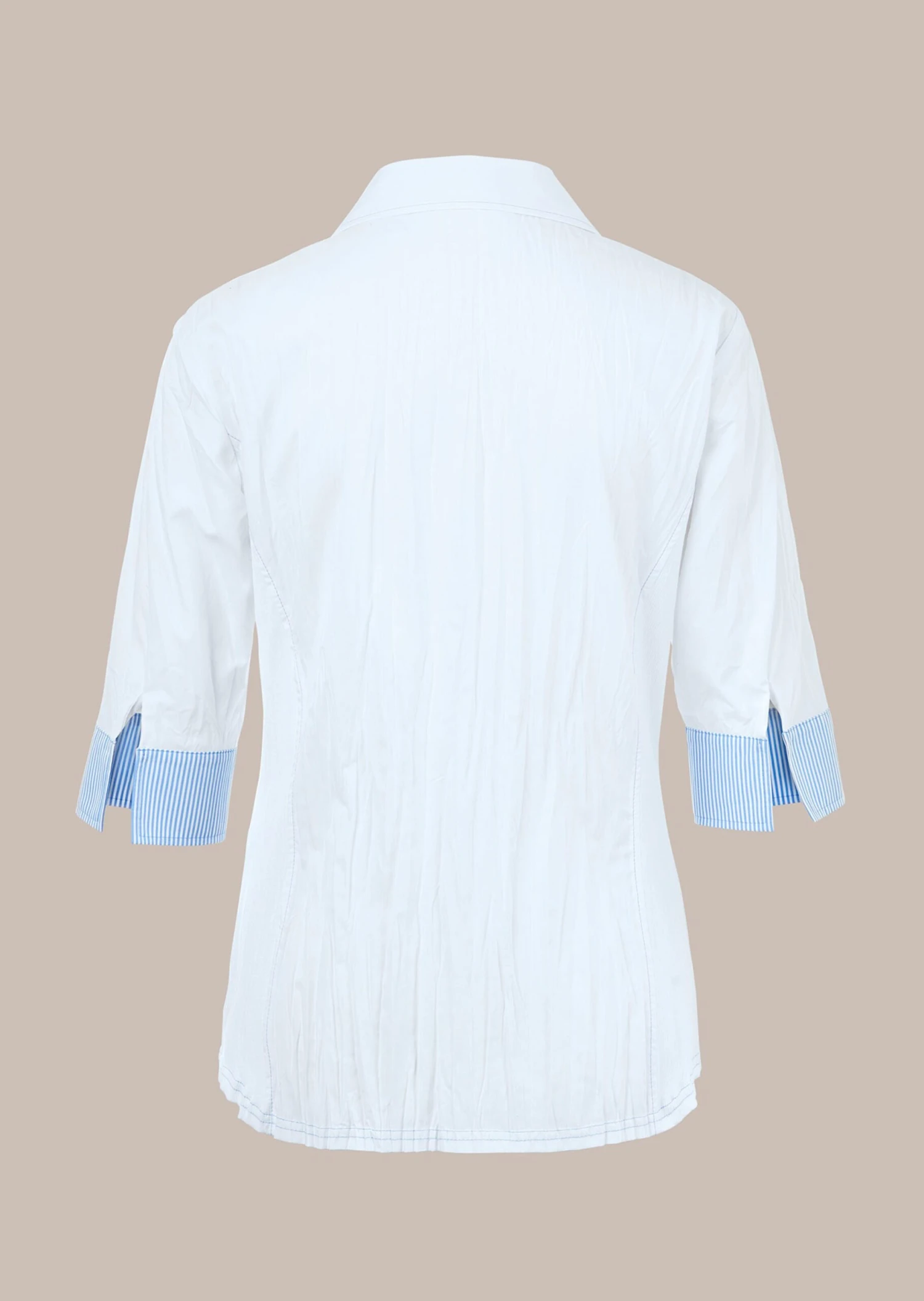 Bluse Weiß / Bleu 4 Bluse Weiß / Bleu – Bild 2