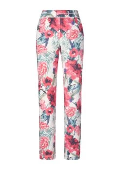 Relax-Hose Aus Wärmeisolierendem Scuba Creme / Multicolor -Madeleine Mode 1dab485e142fc43607c783499f411cbb