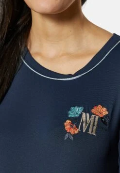 MIT STICKEREI-MOTIV UND 3/4-ÄRMEL - Bluse - Nachtblau -Madeleine Mode 20fcf63c82c34df4a9de1bce65025917