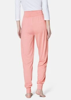 Yogahose In Softer Melange-Qualität Lachsrosa -Madeleine Mode 20ff641364dbc88b4cedbf9bb0cf0f2b