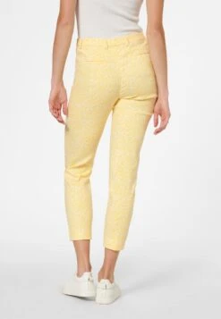 JACQUARD IN ZIGARET - Stoffhose - Pastellvanille Wollweiß -Madeleine Mode 218bcdcef717469ab40808b4c660fb6a