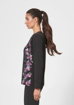 Sweatshirt Schwarz / Multicolor -Madeleine Mode 21bb7d6a788b87c67936cdfad24adcf9