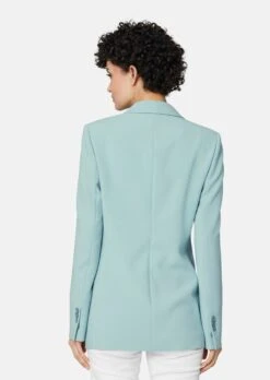 Blazer In Knitterarmer Stretch-Qualität Hellrauchblau -Madeleine Mode 231fda0ac64ffaffcec3c09dd639cd96