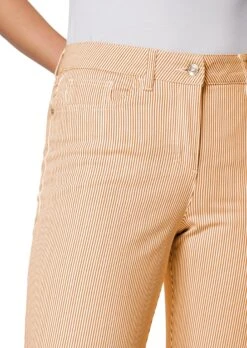 Jeans, Lang Weiß / Aprikose -Madeleine Mode 24235083c8816f3f0b4addd27e1acb3f