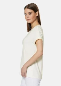 Shirt Mit Edlen Glitzerakzenten Wollweiß -Madeleine Mode 262e73385da8bed99104b18d1b32f896