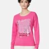 Sweatshirt Mit Dekorativem Flower Print Pink -Madeleine Mode 26ba0336ac4b5300bdbacd2b55b054e7