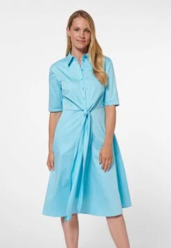 MIT KURZEN ÄRMELN - Blusenkleid - Helltürkis