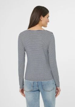 Ringel-Shirt Mit Kurzen Ärmeln Marine / Weiß 10 Ringel-Shirt Mit Kurzen Ärmeln Marine / Weiß -Madeleine Mode 2ce789283d8c6a83ced6abf769cab56b