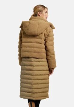 5 LOOKS IN 1 - Wintermantel - Caramel -Madeleine Mode 2db7fc547ebe42db9fe8e6f7f640749b