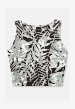 MIT BLÄTTERPRINT - Bustier - Schwarz Eisgrau Multicolor 13 MIT BLÄTTERPRINT - Bustier - Schwarz Eisgrau Multicolor -Madeleine Mode 2f9a215cb258400fb7eb186e4a16ddc4