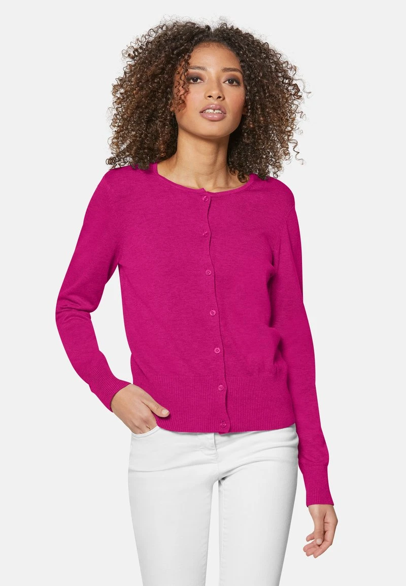 Strickjacke - Orchideenpink 3 Strickjacke - Orchideenpink