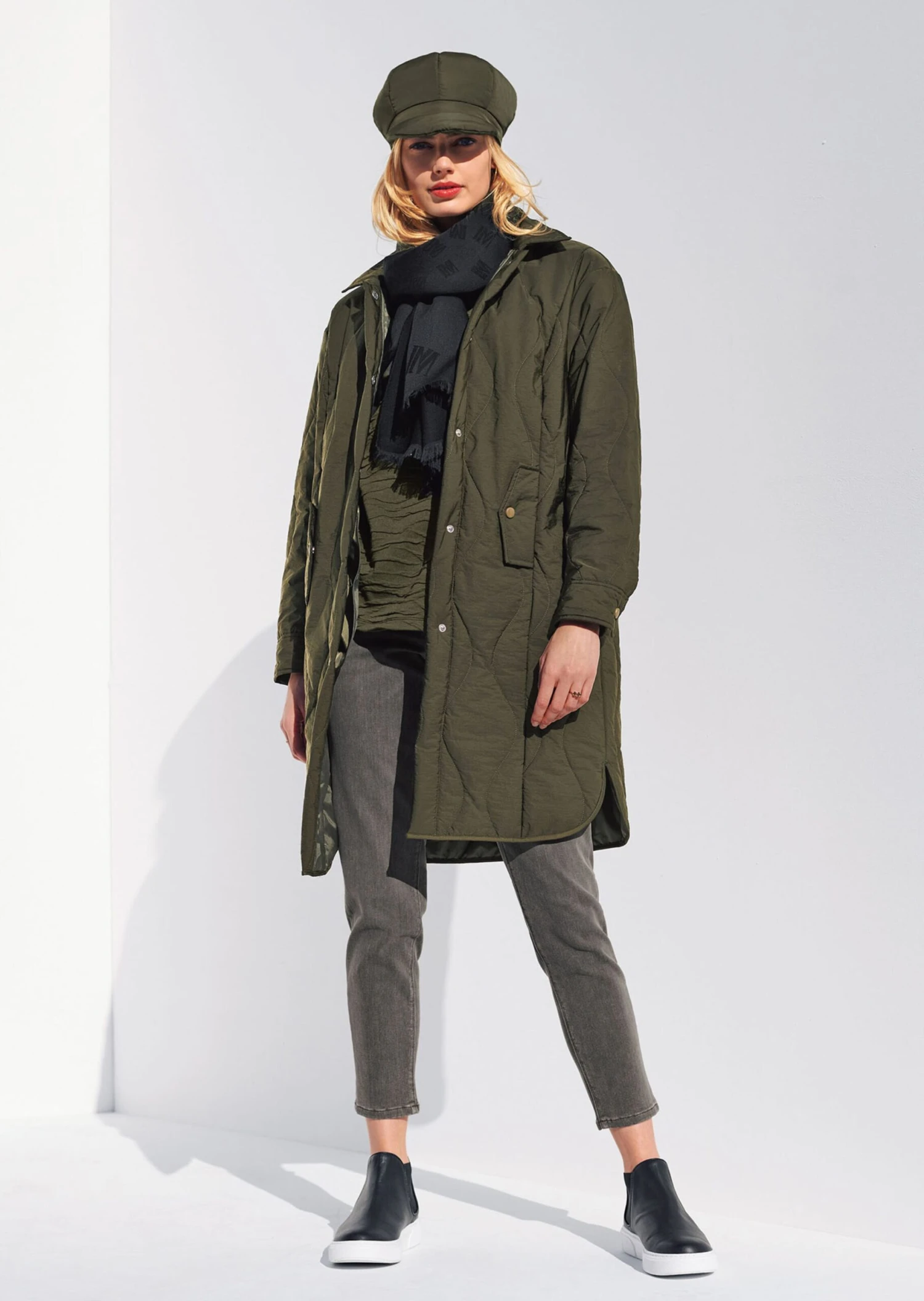 Shirt Mit 3 D-Effekt Khaki 9 Shirt Mit 3 D-Effekt Khaki – Bild 7