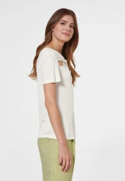 TALBOT RUNHOF KUZARM MIT CUT-OUTS UN - T-Shirt Print - Wollweiß 12 TALBOT RUNHOF KUZARM MIT CUT-OUTS UN - T-Shirt Print - Wollweiß -Madeleine Mode 32491df823a342489191d389c587dce3