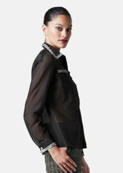 Bluse Schwarz / Wollweiß -Madeleine Mode 32942c2baaff2baeee8684f8308540cd