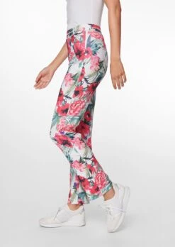 Relax-Hose Aus Wärmeisolierendem Scuba Creme / Multicolor -Madeleine Mode 32ba7f93a10c86c9e1715143deba4a6e