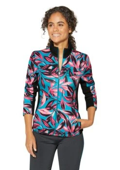 Jacke Türkis / Multicolor