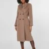 Wollmantel Mit Zweireihiger Knopfleiste Caramel -Madeleine Mode 338c1d313c0fad9bf9816157a6510149