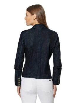 Jeans-Blazer Mit Wasch-Effekten Darkblue -Madeleine Mode 33bedc7c7c67cc11c88d676670ce96ba