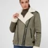 Jacke Bambusgrün / Wollweiß -Madeleine Mode 35cb904797d8a13f35c56a27274b2038