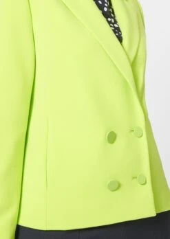 Blazer In Trendiger Boxy-Form Limonengrün -Madeleine Mode 35dd61b27fde92335e17d02936106080