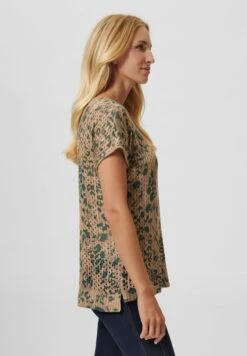 MIT KURZEN ÄRMELN - T-Shirt Print - Camel Multicolor -Madeleine Mode 3767e6adc3574e56819be077c8013acb