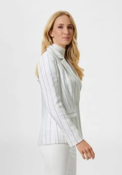 Blazer - Weiß Dschungelgrün -Madeleine Mode 392d7a7e94a34c058f6ed29b2738518f