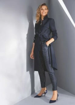 Hose Marine / Weiß 15 Hose Marine / Weiß -Madeleine Mode 3985282978ba6a9dee4d8fed890a45c5