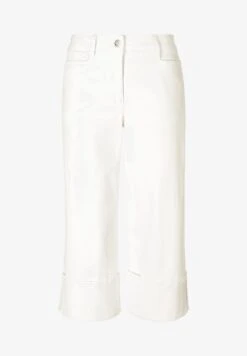 MIT AUFSCHLAG - Jeans Shorts - Creme -Madeleine Mode 39a9bc3b81fd4ad3a3f87020208652a0