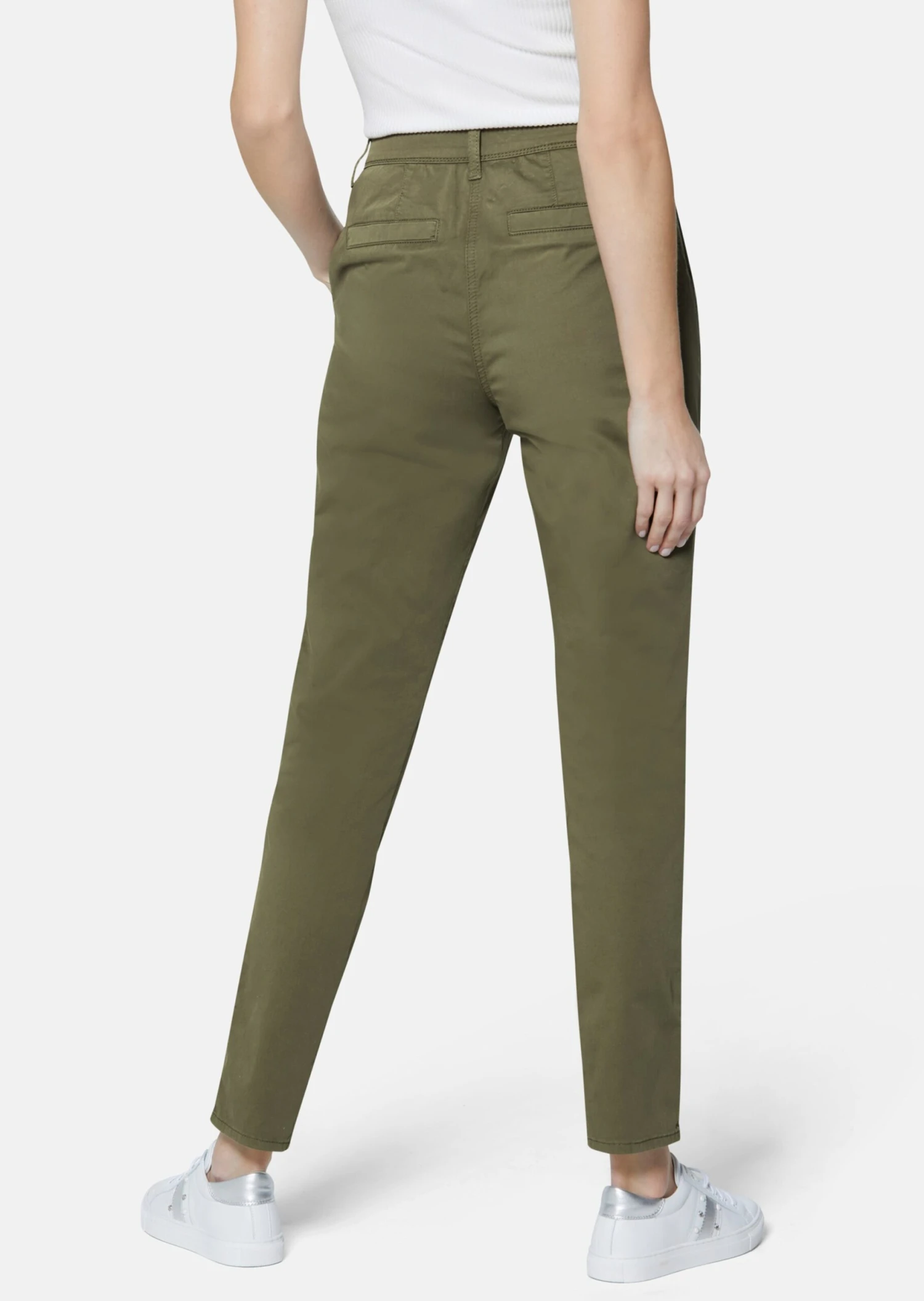 Hose Mit Nachhaltiger Baumwolle Oliv 5 Hose Mit Nachhaltiger Baumwolle Oliv – Bild 3