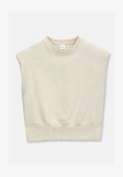 T-Shirt Basic - Beige Melange -Madeleine Mode 3c85d70554274443829c6bcb92d9c569