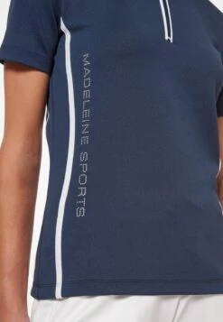 MIT LOGO-SCHRIFTZUG AUS GLITZERSTEINCHEN - Poloshirt - Nachtblau/weiß -Madeleine Mode 3ca49c16fd284a528f2fdf77865fd2e0