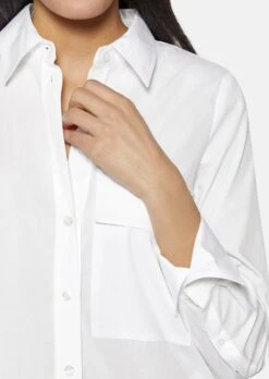 Lässig Langes Baumwoll-Hemd Weiß 12 Lässig Langes Baumwoll-Hemd Weiß -Madeleine Mode 3d571f56ba1003e1906c8e9f1270d94c