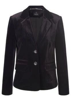 Figurbetonter Samtblazer Schwarz -Madeleine Mode 3e09075c7e56a02d6a0e8b63f3db54f5