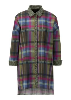 Blusenhemd Schwarz / Multicolor