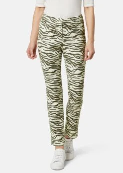 Jogg-Pants Mit Muster Wollweiß / Multicolor